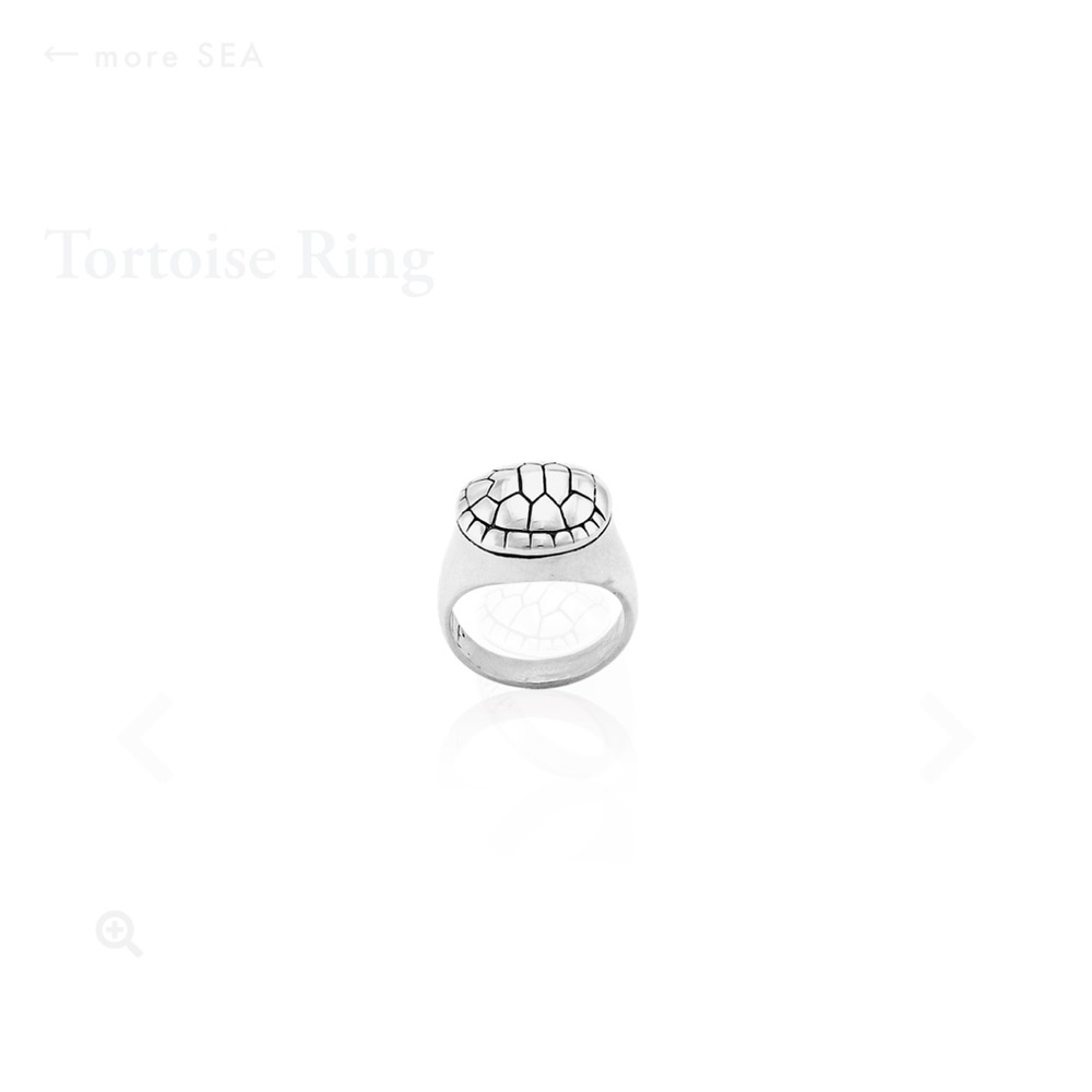 MIGNON FAGET Tortoise Ring, Size 6